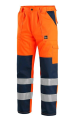 Spodnie do pasa CXS NORWICH męskie ostrzegawcze