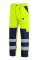 Spodnie do pasa CXS NORWICH męskie ostrzegawcze