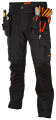 Spodnie robocze do pasa EREBOS black