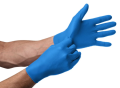 Rękawice nitrylowe bezpudrowe MERCATOR GOGRIP BLUE (50szt.)