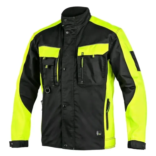 Bluza robocza męska CXS SIRIUS BRIGHTON czarno-żółta