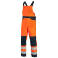 Spodnie ogrodniczki CXS HALIFAX ostrzeg. z siatką męskie