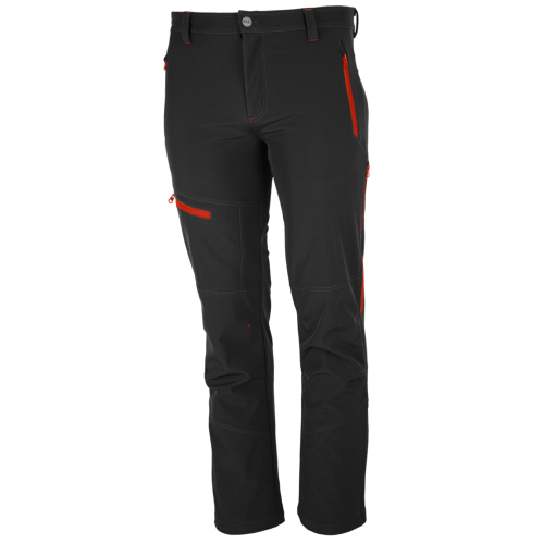 Spodnie softshell stretch Bennon FORCE czarnoczerwone