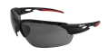 Okulary ochronne Sellstrom Premium XP450 - czarno-czerwona ramka, dymione