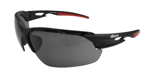 Okulary ochronne Sellstrom Premium XP450 - czarno-czerwona ramka, dymione