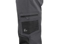 Spodnie robocze do pasa CXS SOLIS FLEX szary-czarny