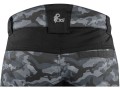 Spodnie robocze do pasa CXS SOLIS FLEX camo-czarny