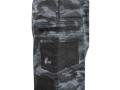 Spodnie robocze do pasa CXS SOLIS FLEX camo-czarny