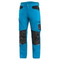 Spodnie robocze do pasa CXS SOLIS FLEX niebieski-czarny