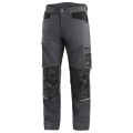 Spodnie robocze do pasa CXS SOLIS FLEX szary-czarny