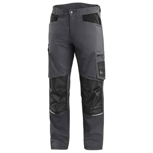 Spodnie robocze do pasa CXS SOLIS FLEX szary-czarny