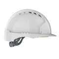 Hełm ochronny EVO2 ONETOUCH - pasek przesuwny - wentylowany - biały