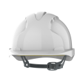 Hełm ochronny EVO2 ONETOUCH - pasek przesuwny - wentylowany - biały