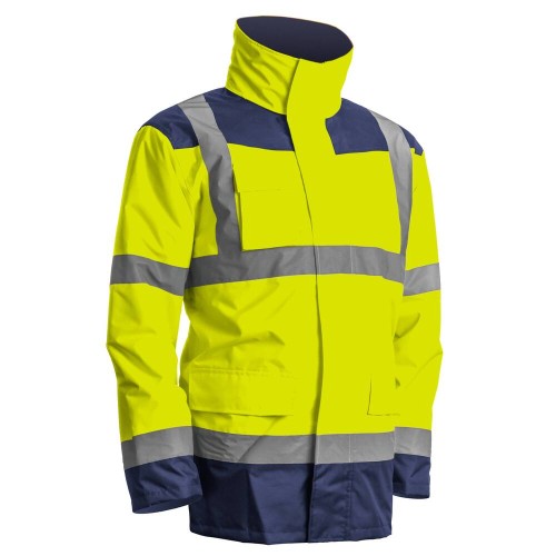 Kurtka ostrzegawcza parka Coverguard 7KAN KANATA 4w1 - żółta HV