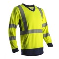 Koszulka ostrzegawcza długi rękaw COVERGUARD SUNO - żółta