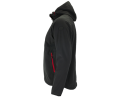 Kurtka softshell Bennon FORCE czarnoczerwona
