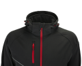 Kurtka softshell Bennon FORCE czarnoczerwona