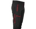 Spodnie softshell stretch Bennon FORCE czarnoczerwone