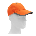 Czapka z daszkiem EGER HI-vis pomarańczowa
