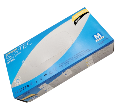 Rękawice nitrylowe GlovTEC Premium Black (100szt.)