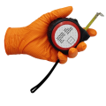 Rękawice warsztatowe nitrylowe MG Gloves (100szt.)  pomarańczowe