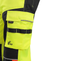 Spodnie do pasa CXS BENSON męskie ostrzegawcze żółto-czarne