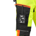 Spodnie do pasa CXS BENSON męskie ostrzegawcze żółto-czarne