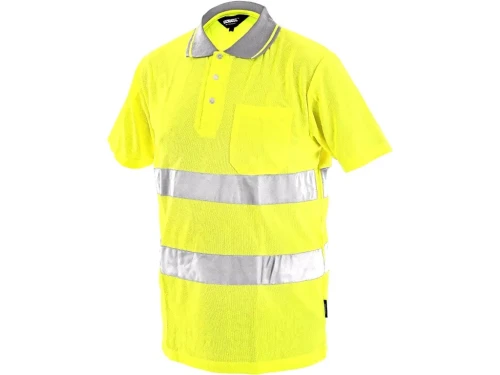 Koszulka polo DOVER męska ostrzegawcza