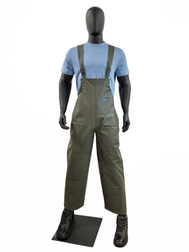 Spodnie ogrodniczki wodoochronne DEEPWATER oliwka