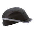Kask lekki COVERGUARD z daszkiem 3cm wentylowany czarny