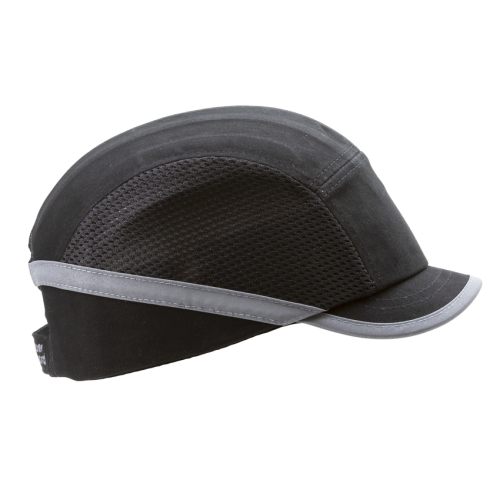 Kask lekki COVERGUARD z daszkiem 3cm wentylowany czarny