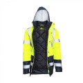 Kurtka ostrzegawcza parka Active Gear NEON HV żółty-granatowy
