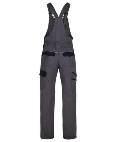 Spodnie ogrodniczki ARDON COOL TREND szaro-czarne