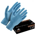 Rękawice nitrylowe bezproszkowe Active Gear DEXT D3750 (100szt.) niebieskie