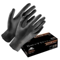 Rękawice nitrylowe bezproszkowe Active Gear DEXT D3620 (100szt.)  czarne