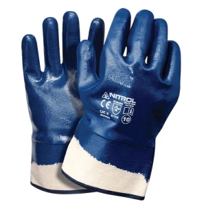 Rękawice powlekane nitrylem NITROL CAT.II rozm.10