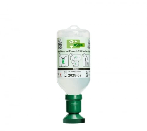 Płuczka do oczu i ran Plum 0,9% NaCl - 500 ml