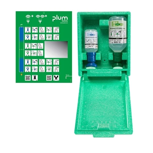 Zestaw do płukania oczu i ran Plum Green Box 0,9% NaCl 2×500 ml
