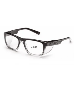 Okulary korekcyjne UNIVET Mod.571 Gradient black clear UV400 single vision +1.0 AS