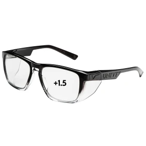 Okulary korekcyjne UNIVET Mod.571 Gradient black clear UV400 single vision +1.5 AS
