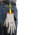Klips do przypięcia rękawic Worklink SuperTECH CLIP - żółty