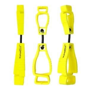 Klips do przypięcia rękawic Worklink SuperTECH CLIP - żółty