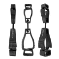Klips do przypięcia rękawic Worklink SuperTECH CLIP - czarny