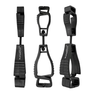 Klips do przypięcia rękawic Worklink SuperTECH CLIP - czarny