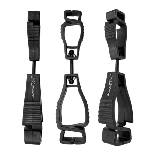 Klips do przypięcia rękawic Worklink SuperTECH CLIP - czarny