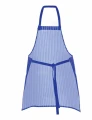 Fartuch gastronomiczny PROS 202 w paski - niebieski - 75/75