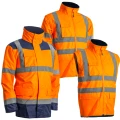 Kurtka parka Coverguard 7KAN KANATA 4w1 - pomarańczowy HV
