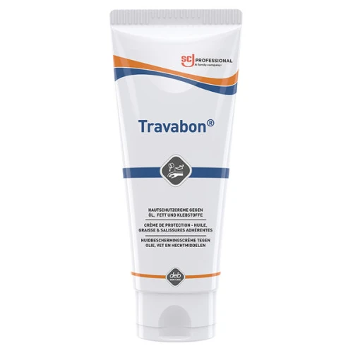 Krem ochronny na oleje, smary i kleje TRAVABON - tubka 100ml