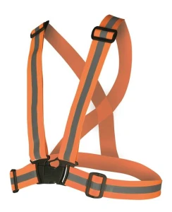Krzyż odblaskowy REF 702 cross- szelki HI-VIZ pomarańczowy 