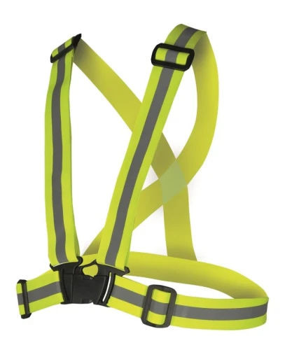 Krzyż odblaskowy REF 701 cross- szelki HI-VIS żółty